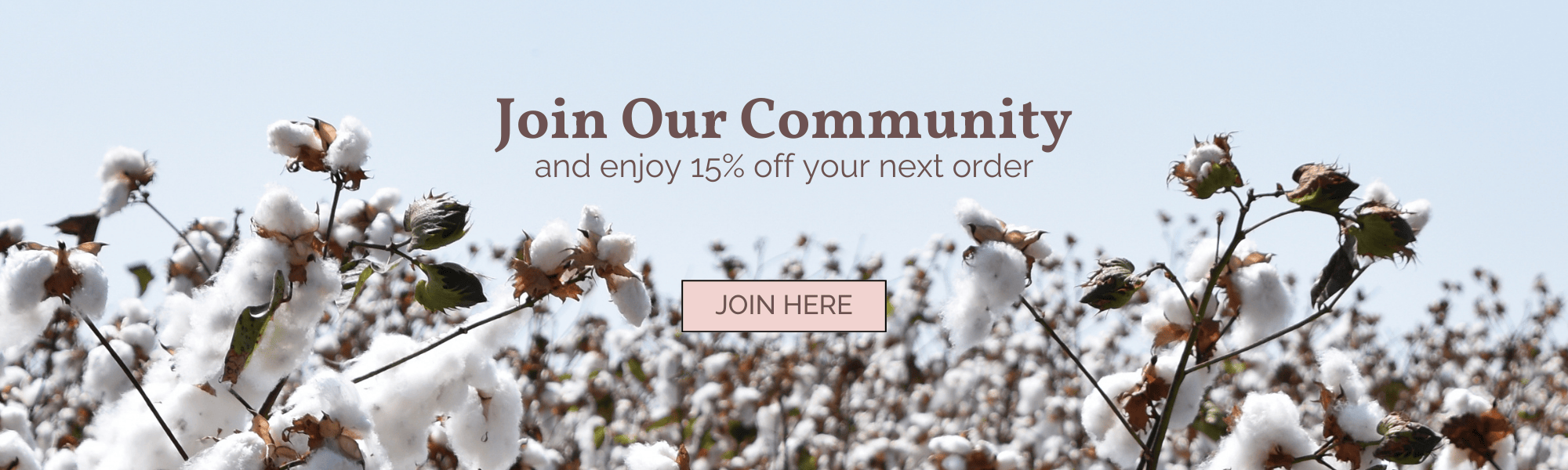 Enjoy 15% off your next order 