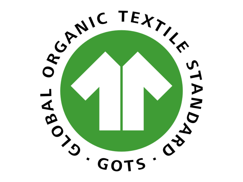 Global Organic Textile Standard logo on a white background 