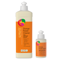 travel size and full size Sonett natural orange power cleaner