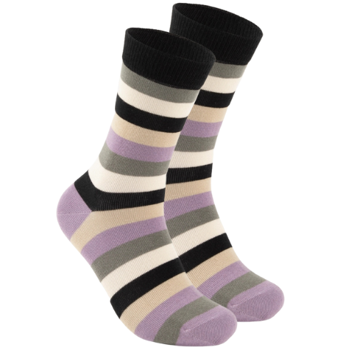 organic cotton stripe socks