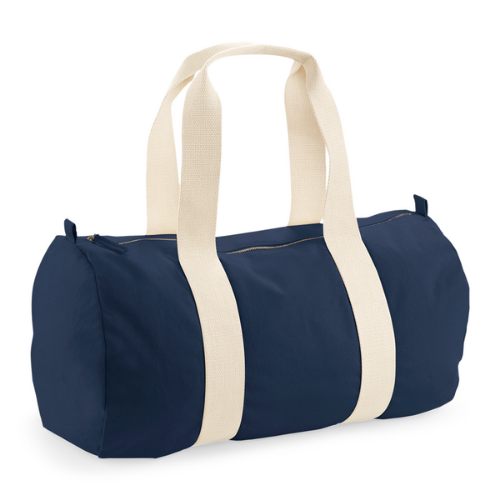 organic cotton canvas duffle bag